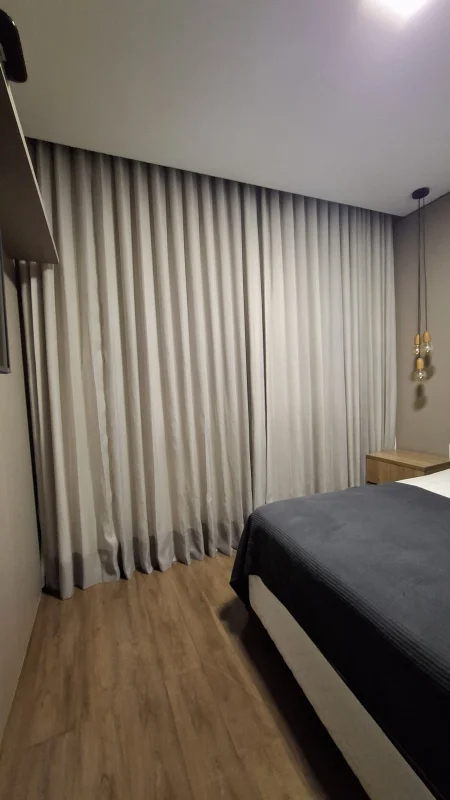 Cortina para quarto com blecaute de tecido