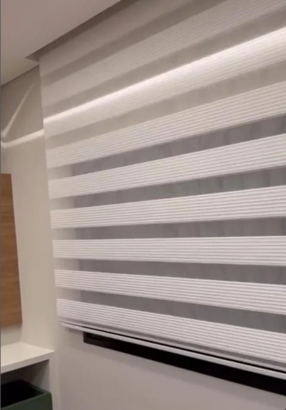 Persiana double vision motorizada