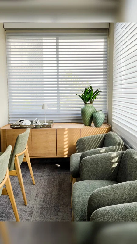 Persiana horizontal de tecido