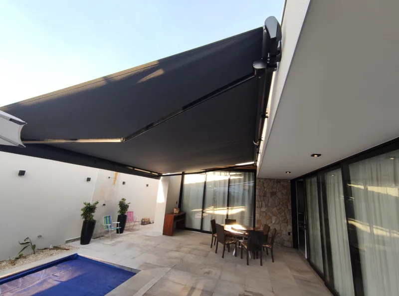 Toldo com braço articulado preço